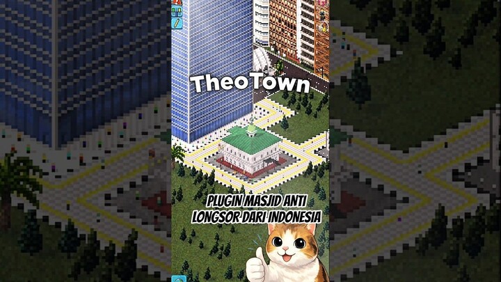 PLUGIN MASJID ANTI LONGSOR DARI INDONESIA DI THEOTOWN! #shorts