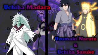 sasuke & naruto vs madara