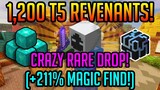HOW MANY RNG DROPS FROM T5 REVS with 211% MAGIC FIND?! | Hypixel Skyblock