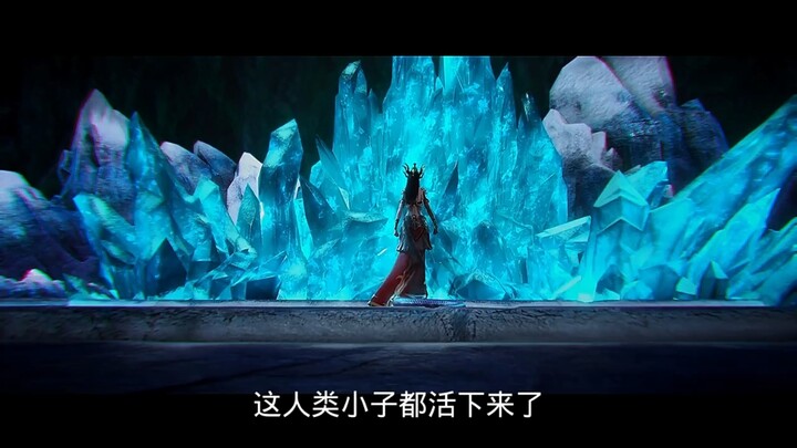 Queen Medusa failed to absorb the Azure Lotus Earth Core Fire