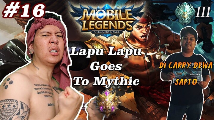 Lapu-Lapu Menuju Mythic (EPIC 3) - MOBILE LEGENDS INDONESIA