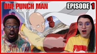 THE STRONGEST MAN! | One Punch Man Episode 1 Reaction