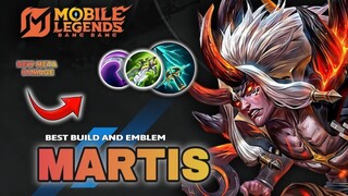 BARU !! BUILD MARTIS TERSAKIT TERBARU MOBILE LEGENDS - BEST BUILD