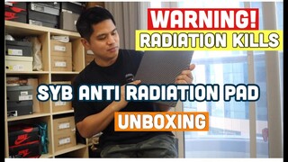 YOUTUBERS WARNING! RADIATION kills!  SYB Anti Radiation Pad UNBOXING