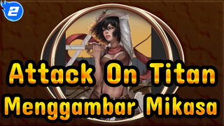 Mikasa | Attack On Titan | Menggambar Di Tablet_2