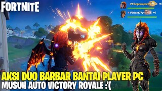 BEGINI RASANYA MAIN FORTNITE PC - KETEMU MUSUH YANG JAGO BUILDING! LANGSUNG PUSING KEPALA!