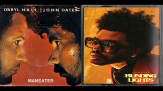 Hall & Oates Vs The Weeknd-Maneater Vs Blinding Lights (Mashup)