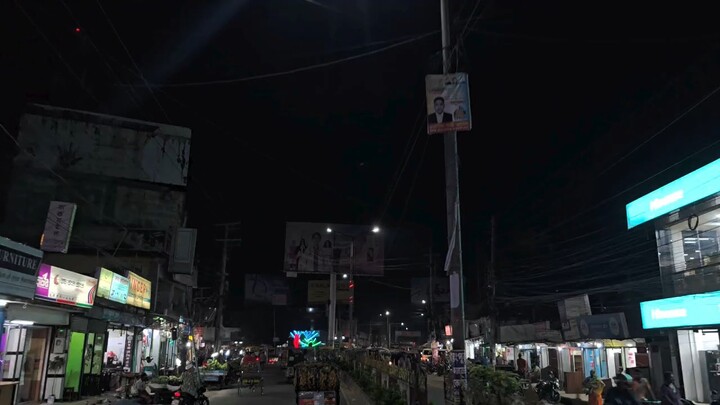 The City Of Rangpur At Nightght