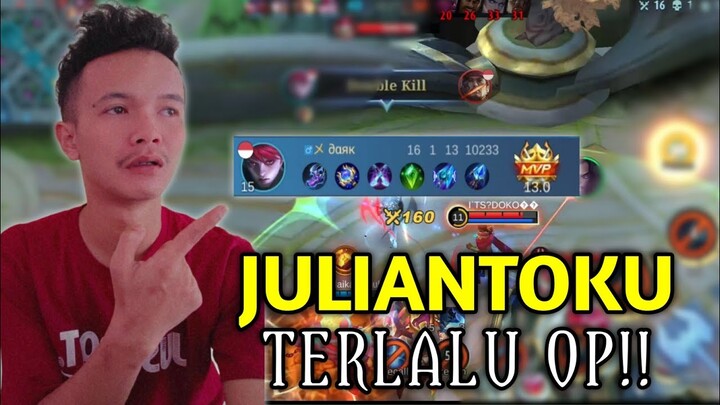 GAMEPLAY JULIAN JUNGLER!! Juliantoku Terlalu GG Gaming Ya adik-adik - Mobile Legends