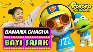 Banana Cha Cha Bahasa Indonesia | Bernyanyi dan Menari Bersama lagu Pororo's Banana!