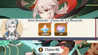 How Many Primogems Can We Get From Today Until 4.5 Ends - Genshin Impact