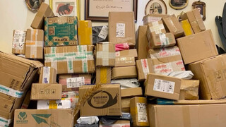 【مفكرة】 فتح عبوات 70 طردًا تم شراؤها عند بدء استخدام المفكرة