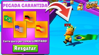 😱 COMPREI TODAS AS SKINS DE BANDEIRA DA COPA DO MUNDO NO STUMBLE GUYS! 🔥 ‹ KHORTEX ›