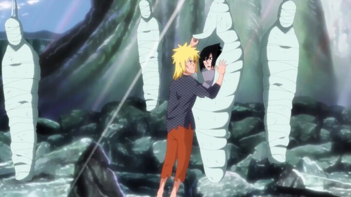 In this Naruto ending, Madara finally successfully launched Infinite Moon Reading! World peace achie