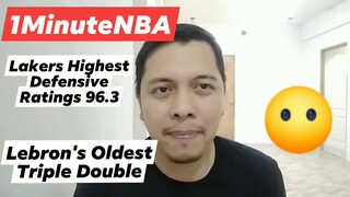 HOWARD BINUHAT ANG LAKERS, LEBRON OLDEST TRIPLE DOUBLE