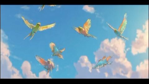 freedom of birds..let them fly free in the sky