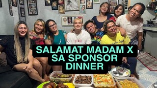 SALAMAT MADAM X SA SPONSOR DINNER| PARA KAY @Brenda Mage  @Inday Katok @Bakang Vlog