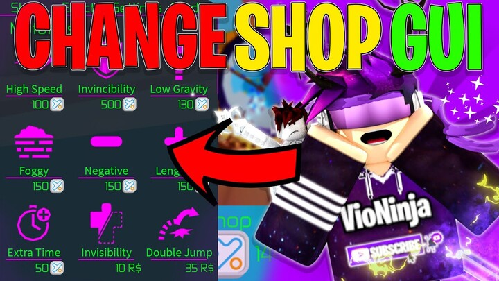 How to Change Shop Gui In Tower of Hell