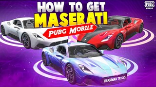 HOW TO GET MASERATI IN PUBG MOBILE | SPEED DRIFT SPIN PUBG MOBILE | MASERATI SPIN