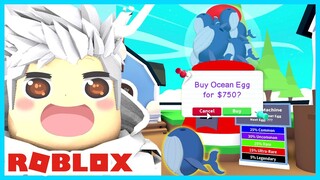 HATCH OCEAN EGGS! Ada Pets Apa Aja Ya? Telur Baru Di Adopt Me!?