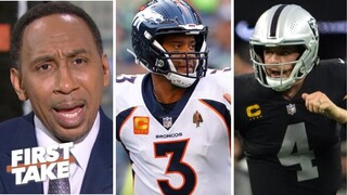 FIRST TAKE | Stephen A. prediction in Sunday's: Las Vegas Raiders will win BIG over Denver Broncos