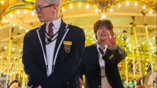 G-Dragon and Hwang Kwang-hee's "Too Bad" dance challenge! 🐉School uniform dragon!