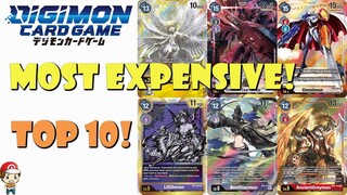 The Top 10 Most Expensive Digimon TCG Cards (Pre-BT7)! (Digimon TCG Buyer's Guide)