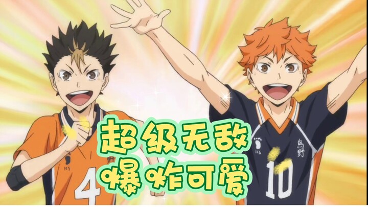 【排球少年】小太阳&守护神贴贴，乌野可爱爆表｜hinata&noya