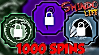 Using 1,000 SPINS TO GET NEW ELEMENT & BLOODLINE In Shindo Life