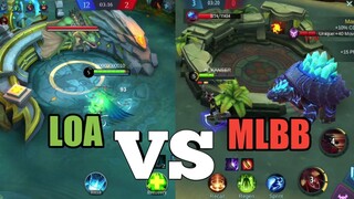 ANALYZE LOA vs MLBB | LEGEND OF ACE | MOBILE LEGENDS BANG BANG 2.0