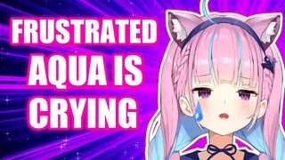 Aqua Cries of Frustration but Still Displays a Good Sportsmanship in the End 【Hololive English Sub】