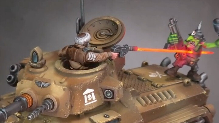 【elminiaturista】Warhammer 40K: Adding a bit of battlefield lore to the Hippogriff—Pijing is totally 