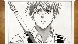 Anime Drawing | How to Draw Armin Arlert | Attack on Titan Season 4 Part 2