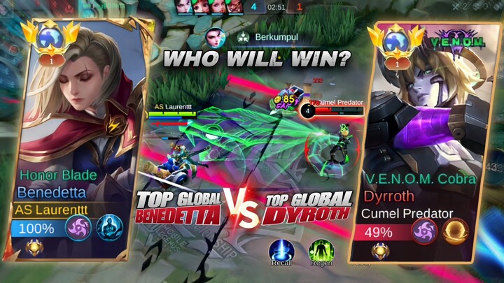TOP GLOBAL BENEDETTA VS TOP GLOBAL DYROTH | WHO WILL WIN? 🥵🔥