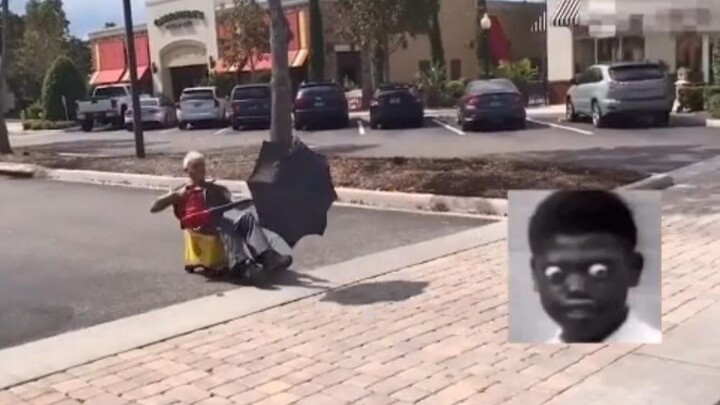 Kalau pakai pengering rambut untuk meniup payung, apakah berarti aku bisa lari ke depan?