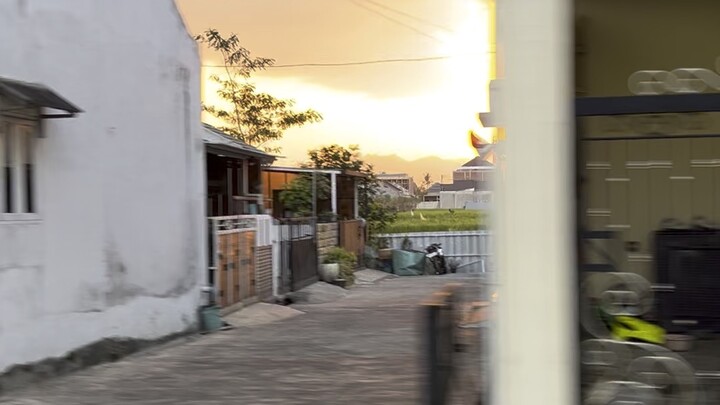 Sunset today