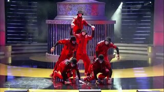 Jabbawockeez and Wayne Brady at the Daytime Emmy's