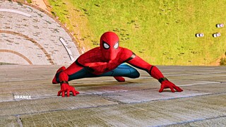 钢铁侠真的很爱小蜘蛛，战衣里有这么多高科技，真的帅！