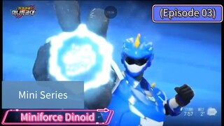 Miniforce Dinoid (EP 03) Thunder-Tyra VS Black Sword
