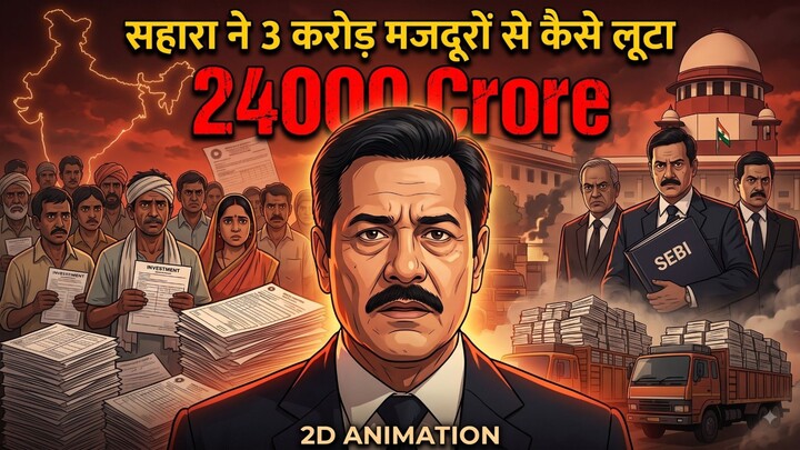 3 करोड़ मजदूरों को लूटकर जब सहारा ने बेसहारा छोड़ दिया? | Sahara India 24000 Crore Kahan Gayab?