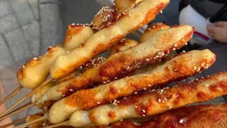 This fried skewers is really delicious!