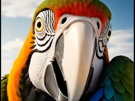 قصة الببغاء والكتكوت الصغير