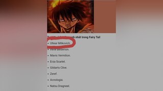 Y/N nghĩ sao về Ultear >< fairytail ultearmilkovich ultear anime animeedit animexuhuong foryou xh fypシ