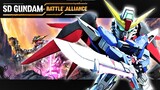 SD Gundam Battle Alliance BGM - Sakebi to Gekitetsu