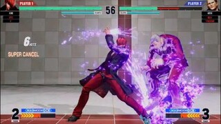 KOF15　庵vsギース　上手すぎる…３２Hit８割コンボ