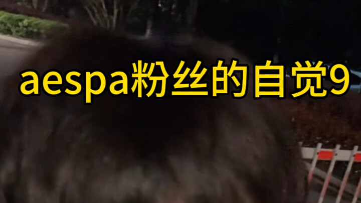 Ý thức của fan aespa 9