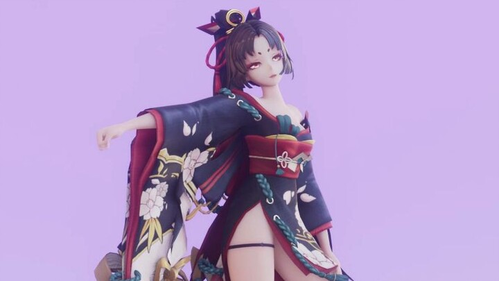 [ Onmyoji /MMD]♥ Love the demon sword princess of 105℃♥