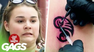 Tattoo Disaster | Just for Laughs Compilation