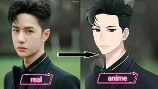 Remake Wang Yibo in my style ( anime version )