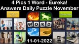 4 Pics 1 Word - Eureka! - 01 November 2022 - Answer Daily Puzzle + Bonus Puzzle